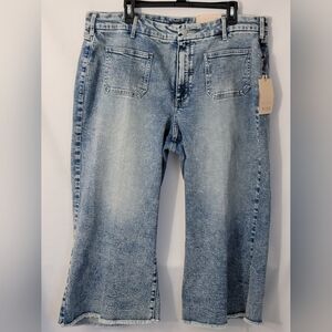 NWT NYDJ Wide Leg Capri Jeans Size 16W